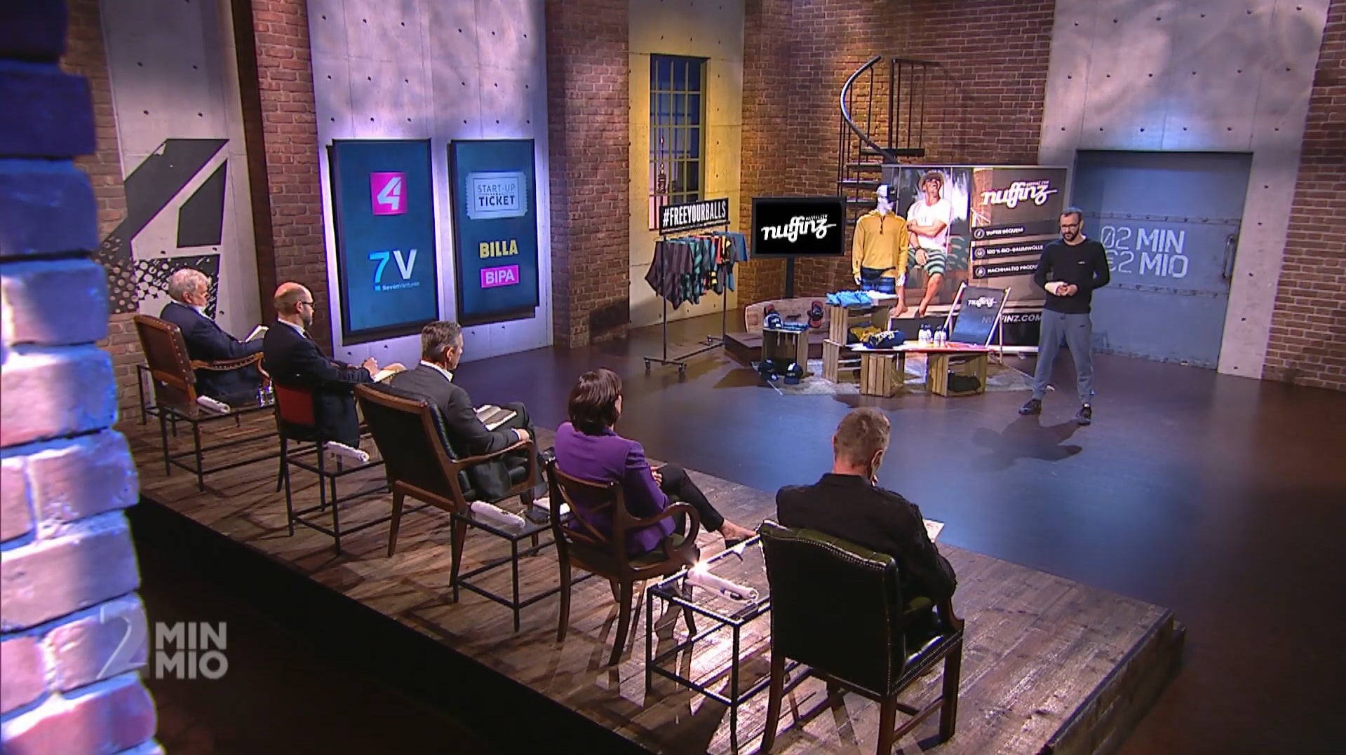 Video laden: Nuffinz bei 2 Minuten 2 Millionen