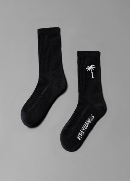 BLACK PALM SOCKS