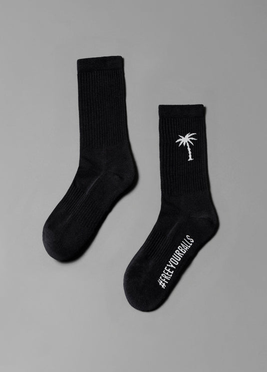 BLACK PALM SOCKS