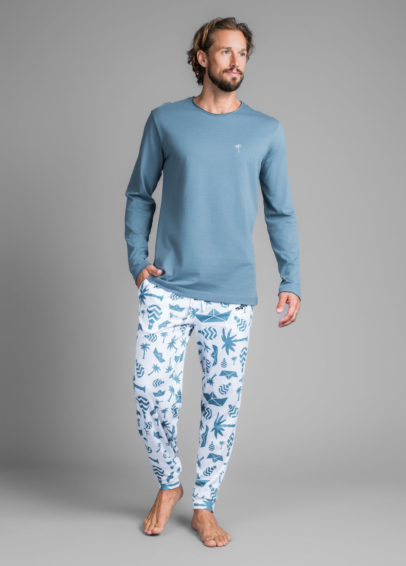 BLUE MIRAGE PYJAMA PANTS