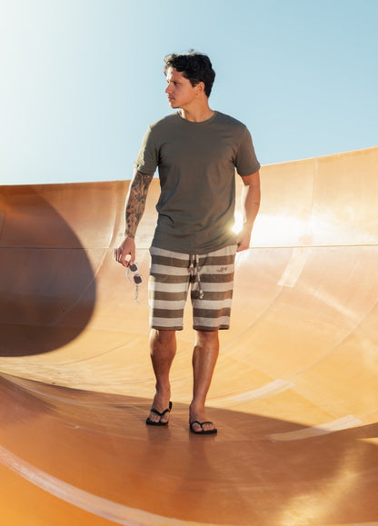 PRIME SMOKEY OLIVE REGULAR FIT T-SHIRT