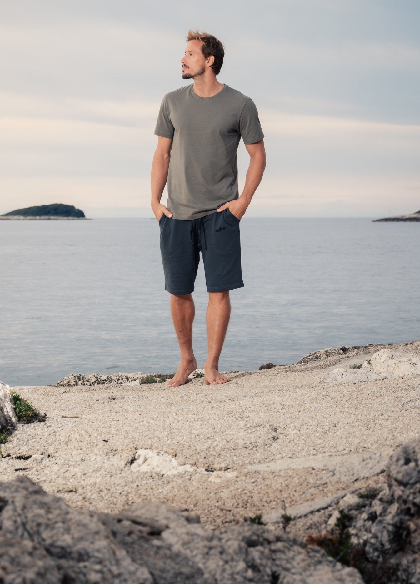 PRIME SMOKEY OLIVE SLIM FIT T-SHIRT