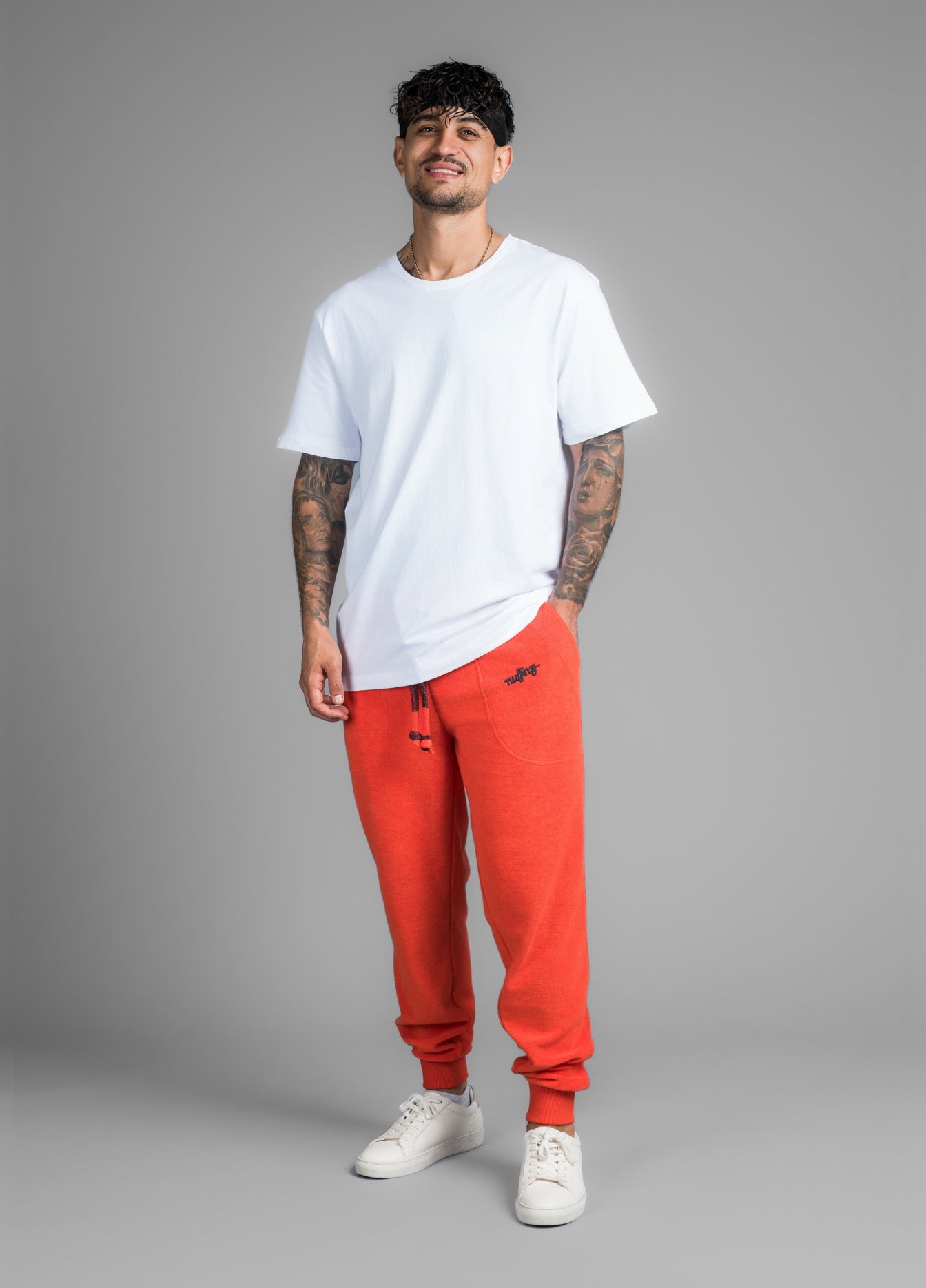 SPICE ORANGE TOWEL PANTS