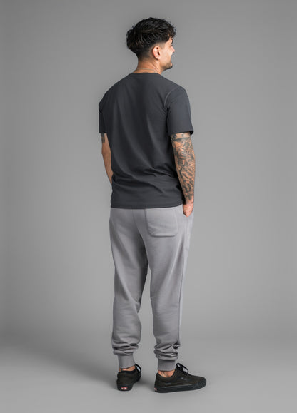 STEEL GREY SOLID PANTS