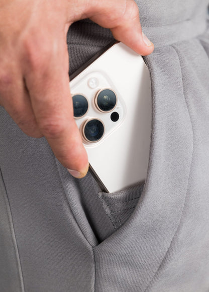 STEEL GREY SOLID PANTS