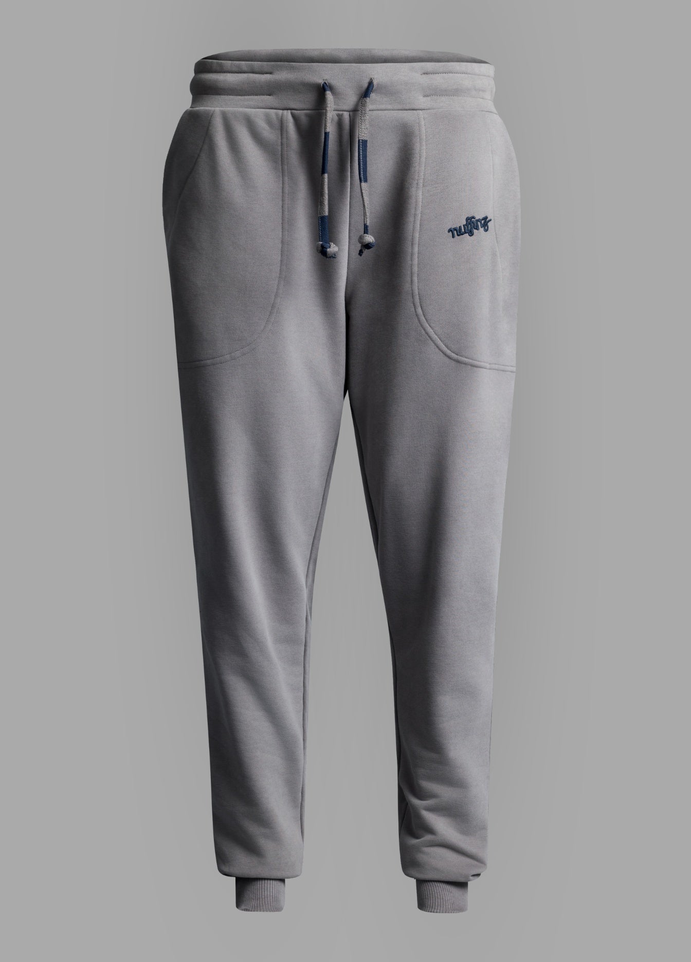 STEEL GREY SOLID PANTS