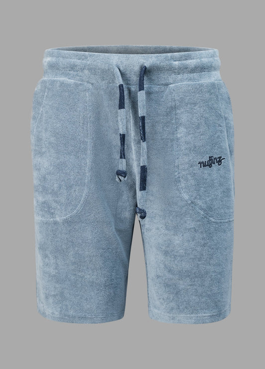 MIRAGE BLUE TOWEL SHORTS